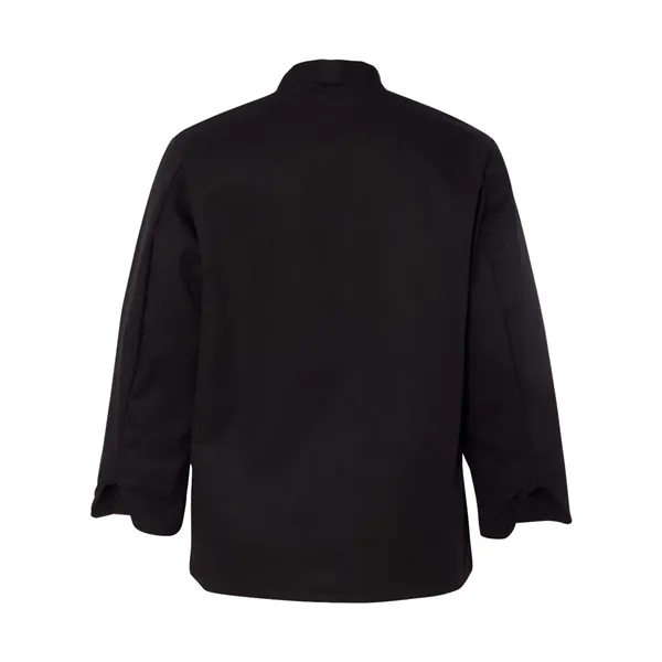 Chef Designs Black Traditional Chef Coat - Chef Designs Black Traditional Chef Coat - Image 3 of 3