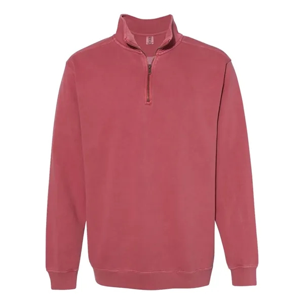 Comfort Colors Unisex Garment-Dyed Quarter Zip Sweatshirt - Comfort Colors Unisex Garment-Dyed Quarter Zip Sweatshirt - Image 3 of 12