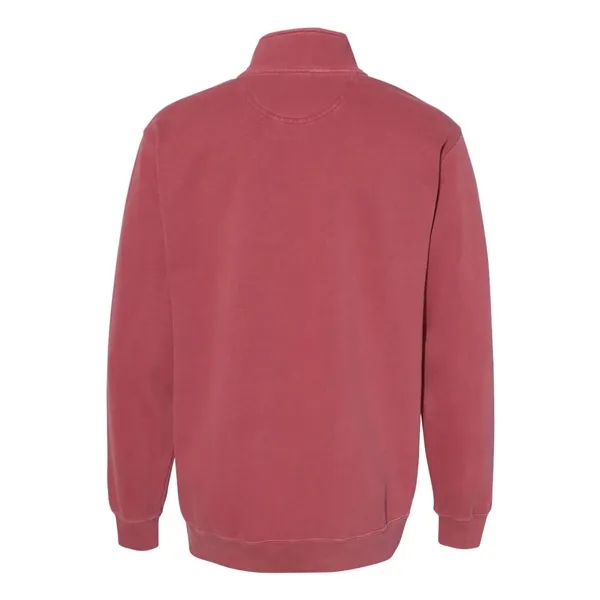 Comfort Colors Unisex Garment-Dyed Quarter Zip Sweatshirt - Comfort Colors Unisex Garment-Dyed Quarter Zip Sweatshirt - Image 4 of 12