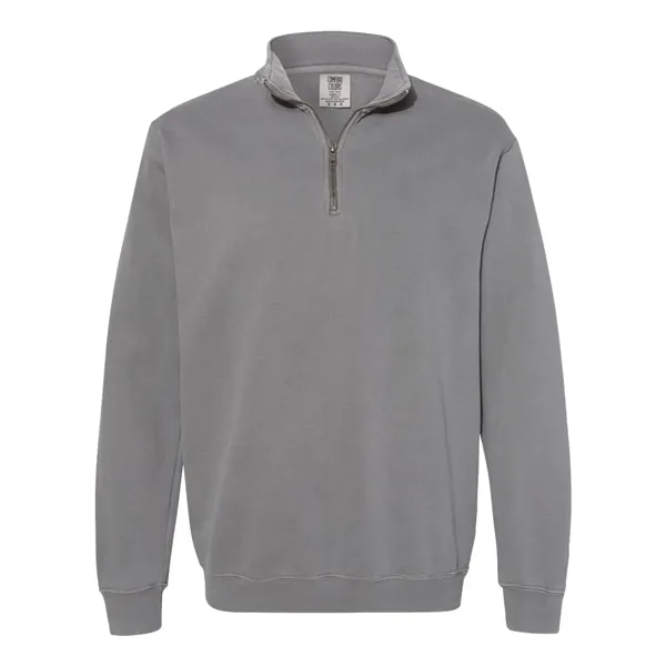 Comfort Colors Unisex Garment-Dyed Quarter Zip Sweatshirt - Comfort Colors Unisex Garment-Dyed Quarter Zip Sweatshirt - Image 7 of 12