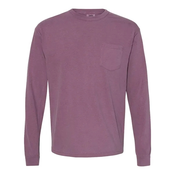 Comfort Colors Garment-Dyed Heavyweight Long Sleeve Pocke... - Comfort Colors Garment-Dyed Heavyweight Long Sleeve Pocke... - Image 1 of 61