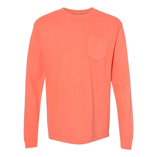 Comfort Colors Garment-Dyed Heavyweight Long Sleeve Pocke... - Comfort Colors Garment-Dyed Heavyweight Long Sleeve Pocke... - Image 11 of 61
