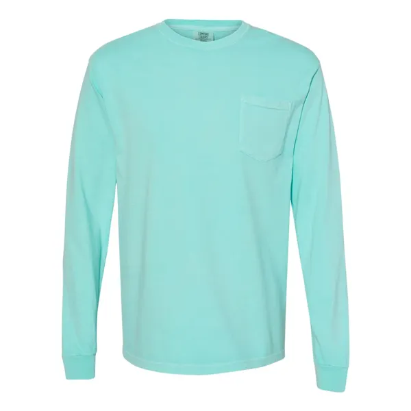Comfort Colors Garment-Dyed Heavyweight Long Sleeve Pocke... - Comfort Colors Garment-Dyed Heavyweight Long Sleeve Pocke... - Image 15 of 61