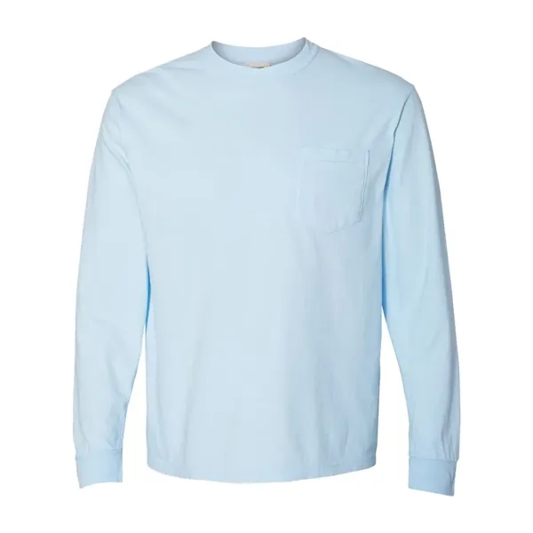 Comfort Colors Garment-Dyed Heavyweight Long Sleeve Pocke... - Comfort Colors Garment-Dyed Heavyweight Long Sleeve Pocke... - Image 17 of 61