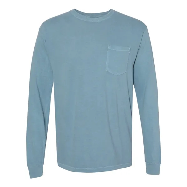 Comfort Colors Garment-Dyed Heavyweight Long Sleeve Pocke... - Comfort Colors Garment-Dyed Heavyweight Long Sleeve Pocke... - Image 30 of 61