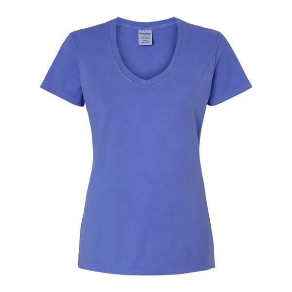 ComfortWash by Hanes Women's Garment-Dyed V-Neck T-Shirt - ComfortWash by Hanes Women's Garment-Dyed V-Neck T-Shirt - Image 5 of 12