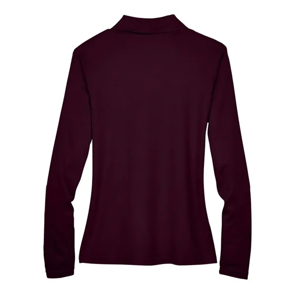 CORE365 Women's Pinnacle Performance Long Sleeve Pique Polo - CORE365 Women's Pinnacle Performance Long Sleeve Pique Polo - Image 5 of 20