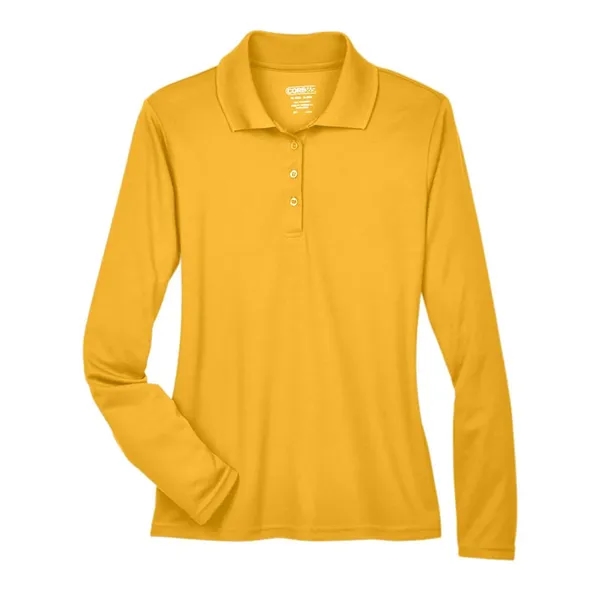 CORE365 Women's Pinnacle Performance Long Sleeve Pique Polo - CORE365 Women's Pinnacle Performance Long Sleeve Pique Polo - Image 6 of 20