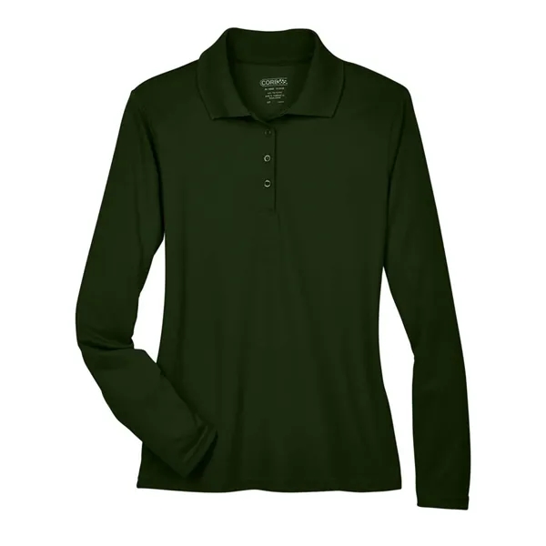 CORE365 Women's Pinnacle Performance Long Sleeve Pique Polo - CORE365 Women's Pinnacle Performance Long Sleeve Pique Polo - Image 15 of 20