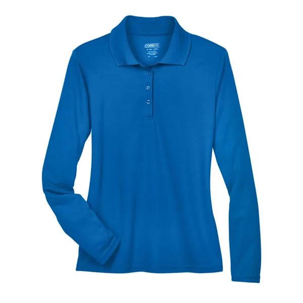 CORE365 Women's Pinnacle Performance Long Sleeve Pique Polo - CORE365 Women's Pinnacle Performance Long Sleeve Pique Polo - Image 17 of 20