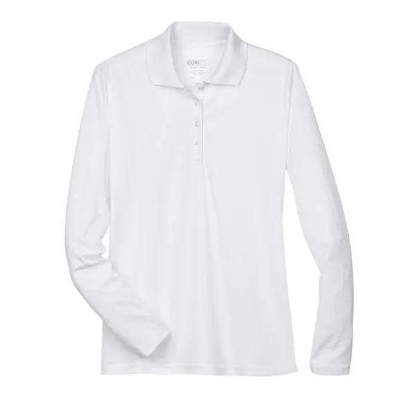 CORE365 Women's Pinnacle Performance Long Sleeve Pique Polo - CORE365 Women's Pinnacle Performance Long Sleeve Pique Polo - Image 19 of 20