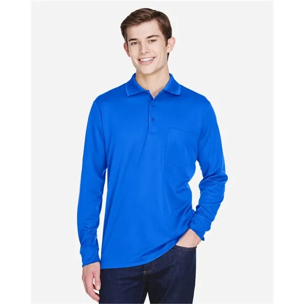 CORE365 Men's Pinnacle Performance Long Sleeve Pique Polo... - CORE365 Men's Pinnacle Performance Long Sleeve Pique Polo... - Image 0 of 10