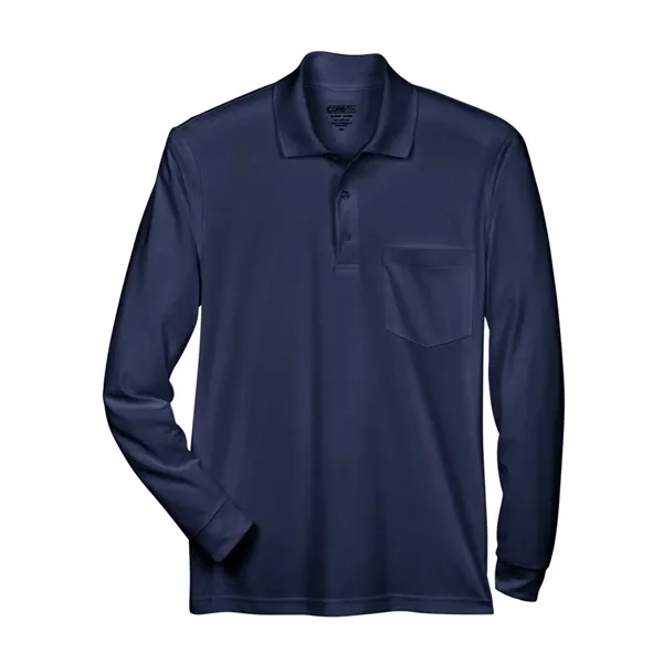 CORE365 Men's Pinnacle Performance Long Sleeve Pique Polo... - CORE365 Men's Pinnacle Performance Long Sleeve Pique Polo... - Image 5 of 10
