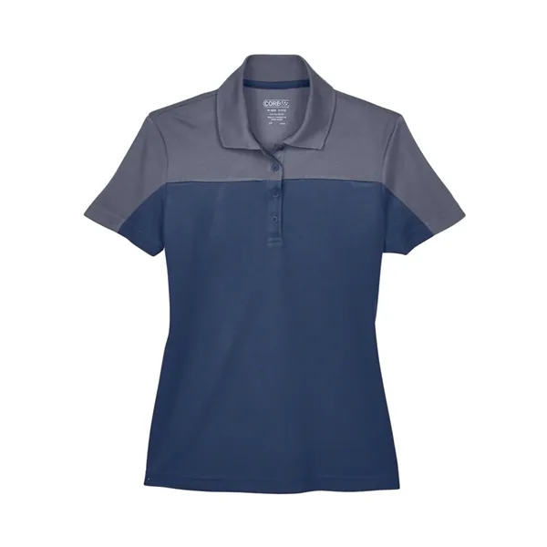 CORE365 Women's Balance Colorblock Performance Pique Polo