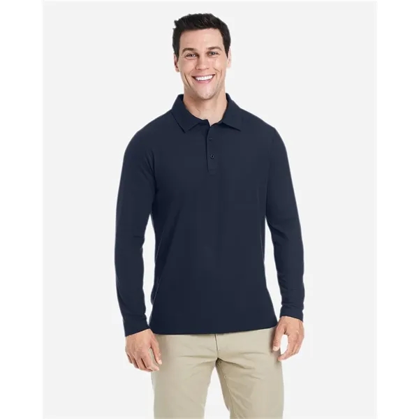 CORE365 Men's Fusion ChromaSoft™ Long Sleeve Pique Polo - CORE365 Men's Fusion ChromaSoft™ Long Sleeve Pique Polo - Image 0 of 6