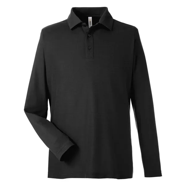 CORE365 Men's Fusion ChromaSoft™ Long Sleeve Pique Polo - CORE365 Men's Fusion ChromaSoft™ Long Sleeve Pique Polo - Image 1 of 6