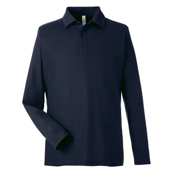 CORE365 Men's Fusion ChromaSoft™ Long Sleeve Pique Polo - CORE365 Men's Fusion ChromaSoft™ Long Sleeve Pique Polo - Image 5 of 6