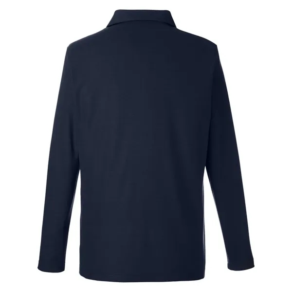 CORE365 Men's Fusion ChromaSoft™ Long Sleeve Pique Polo - CORE365 Men's Fusion ChromaSoft™ Long Sleeve Pique Polo - Image 6 of 6