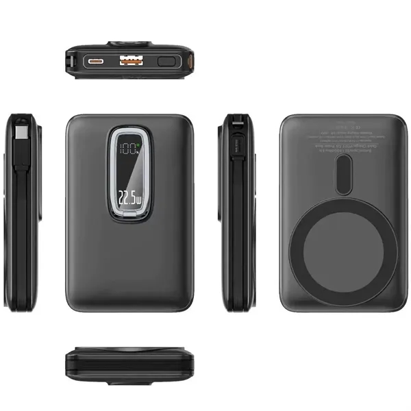 PD Magnetic Power Bank 5,000mAh w/ Stand - PD Magnetic Power Bank 5,000mAh w/ Stand - Image 5 of 9