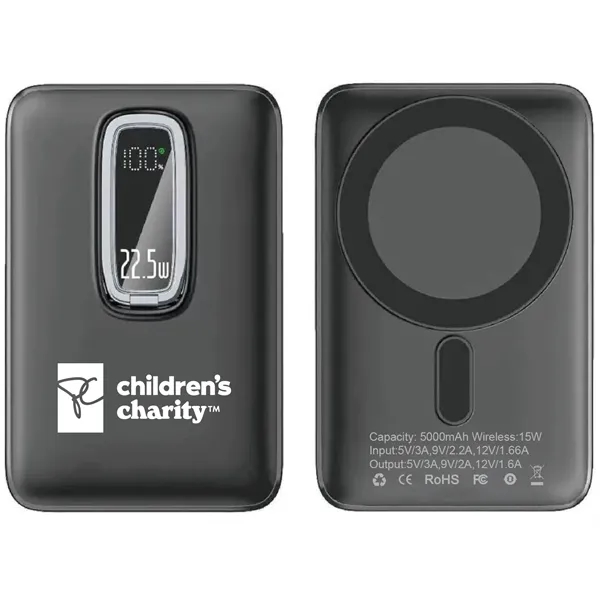 PD Magnetic Power Bank 5,000mAh w/ Stand - PD Magnetic Power Bank 5,000mAh w/ Stand - Image 9 of 9