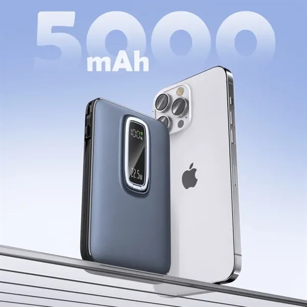 PD Magnetic Power Bank 5,000mAh w/ Stand - PD Magnetic Power Bank 5,000mAh w/ Stand - Image 8 of 9