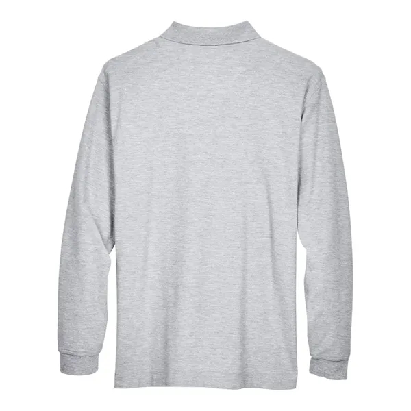 Devon & Jones Men's Pima Pique Long Sleeve Polo - Devon & Jones Men's Pima Pique Long Sleeve Polo - Image 4 of 6