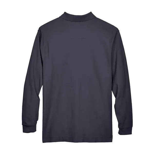 Devon & Jones Men's Pima Pique Long Sleeve Polo - Devon & Jones Men's Pima Pique Long Sleeve Polo - Image 6 of 6
