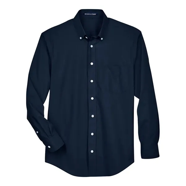 Devon & Jones Men's Tall Crown Collection® Broadcloth Wov... - Devon & Jones Men's Tall Crown Collection® Broadcloth Wov... - Image 5 of 8