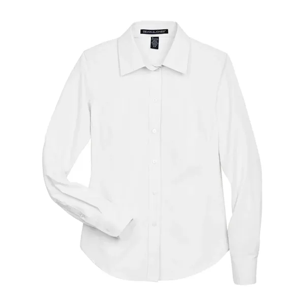 Devon & Jones Women's Crown Collection® Oxford Woven Dres... - Devon & Jones Women's Crown Collection® Oxford Woven Dres... - Image 5 of 6