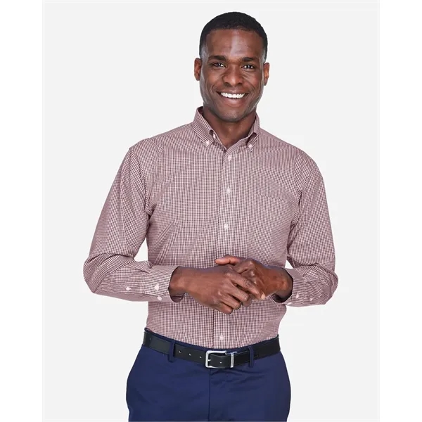 Devon & Jones Men's Crown Collection® Gingham Check Woven... - Devon & Jones Men's Crown Collection® Gingham Check Woven... - Image 0 of 10