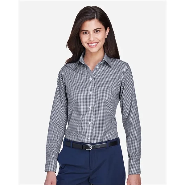 Devon & Jones Women's Crown Collection® Gingham Check Wov... - Devon & Jones Women's Crown Collection® Gingham Check Wov... - Image 0 of 12