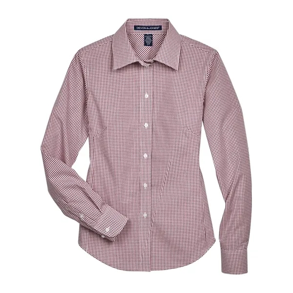 Devon & Jones Women's Crown Collection® Gingham Check Wov... - Devon & Jones Women's Crown Collection® Gingham Check Wov... - Image 1 of 12