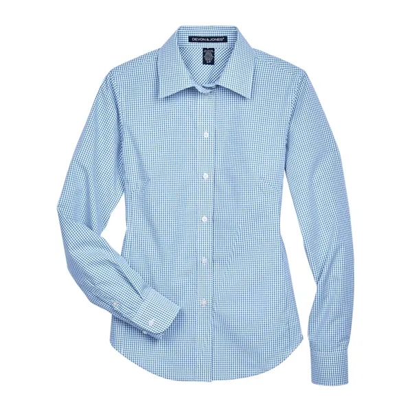 Devon & Jones Women's Crown Collection® Gingham Check Wov... - Devon & Jones Women's Crown Collection® Gingham Check Wov... - Image 3 of 12