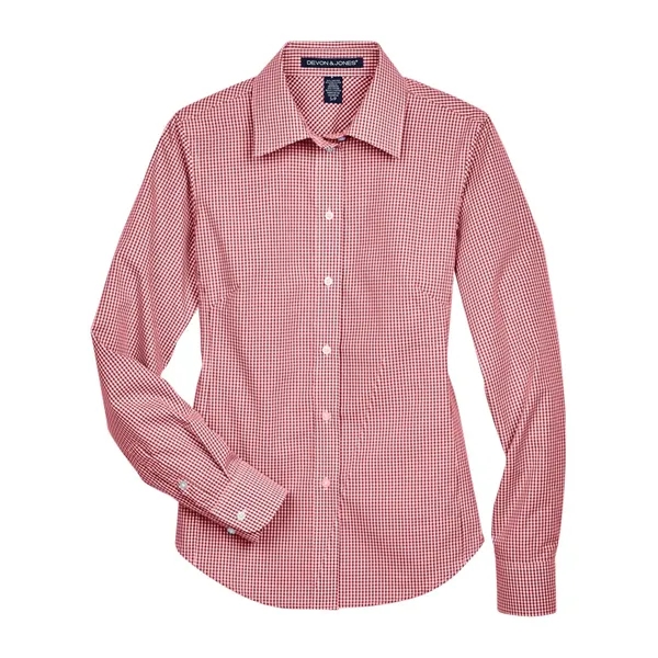 Devon & Jones Women's Crown Collection® Gingham Check Wov... - Devon & Jones Women's Crown Collection® Gingham Check Wov... - Image 9 of 12