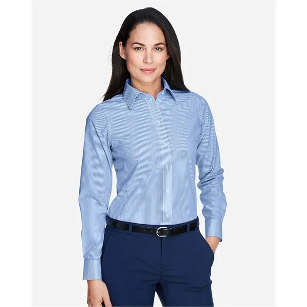 Devon & Jones Women's Crown Collection® Banker Stripe Wov... - Devon & Jones Women's Crown Collection® Banker Stripe Wov... - Image 0 of 6