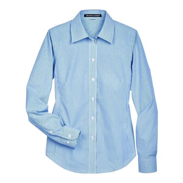 Devon & Jones Women's Crown Collection® Banker Stripe Wov... - Devon & Jones Women's Crown Collection® Banker Stripe Wov... - Image 3 of 6