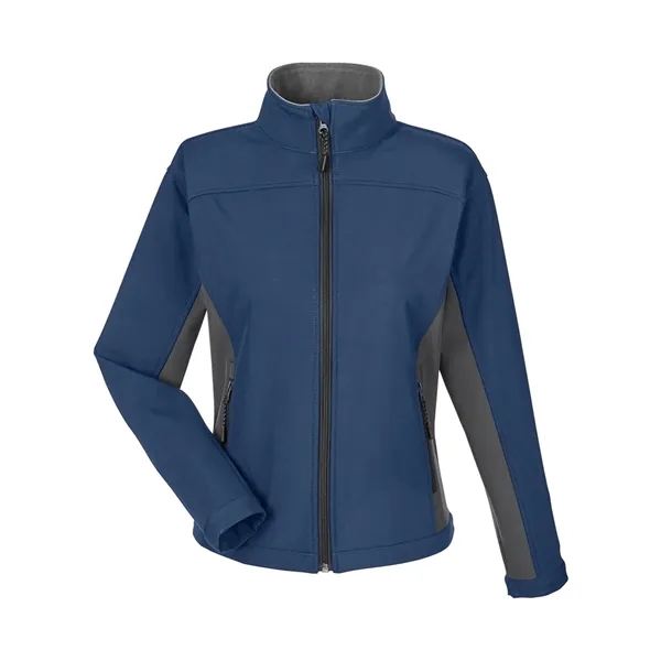 Devon & Jones Women's Soft Shell Colorblock Jacket