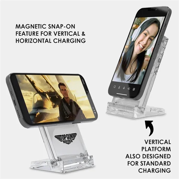 Gemini Qi 3.0 - 15w Acrylic Magnetic Charger - Gemini Qi 3.0 - 15w Acrylic Magnetic Charger - Image 1 of 4