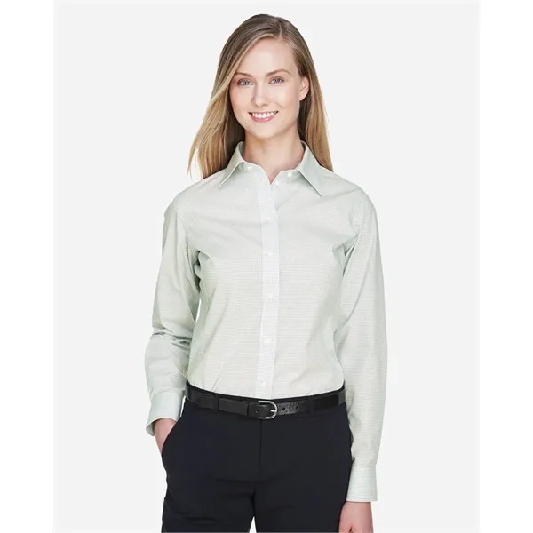 Devon & Jones Women's Crown Collection® Micro Tattersall ... - Devon & Jones Women's Crown Collection® Micro Tattersall ... - Image 0 of 10