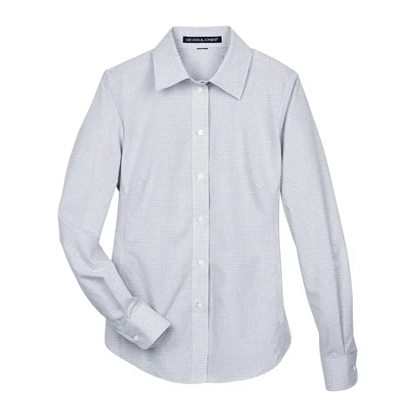 Devon & Jones Women's Crown Collection® Micro Tattersall ... - Devon & Jones Women's Crown Collection® Micro Tattersall ... - Image 5 of 10
