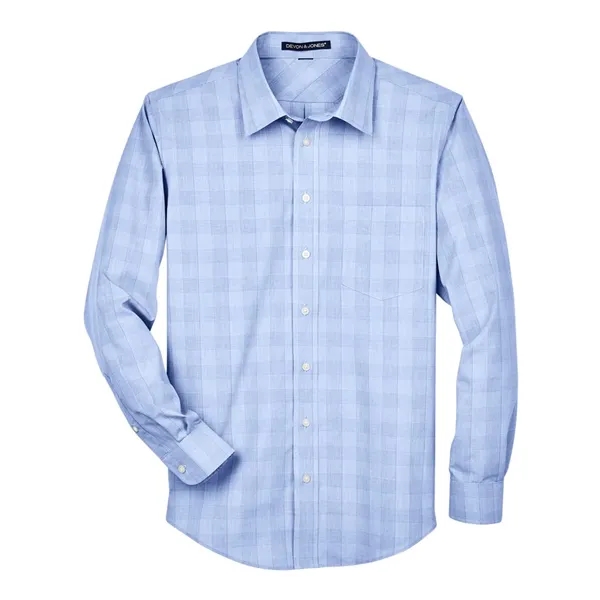 Devon & Jones Men's Crown Collection® Glen Plaid Woven Dr... - Devon & Jones Men's Crown Collection® Glen Plaid Woven Dr... - Image 3 of 4