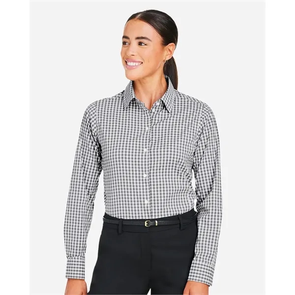 Devon & Jones Women's CrownLux Performance® Gingham Dress... - Devon & Jones Women's CrownLux Performance® Gingham Dress... - Image 0 of 6