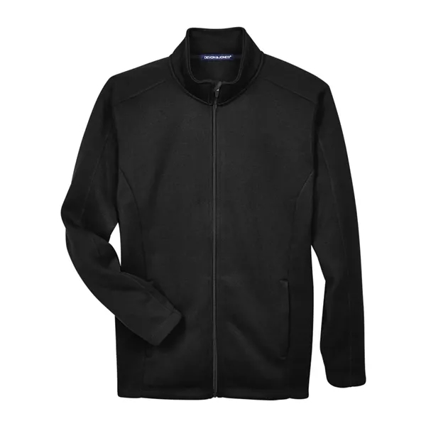 Devon & Jones Men's Bristol Full-Zip Sweater Fleece Jacket - Devon & Jones Men's Bristol Full-Zip Sweater Fleece Jacket - Image 1 of 10