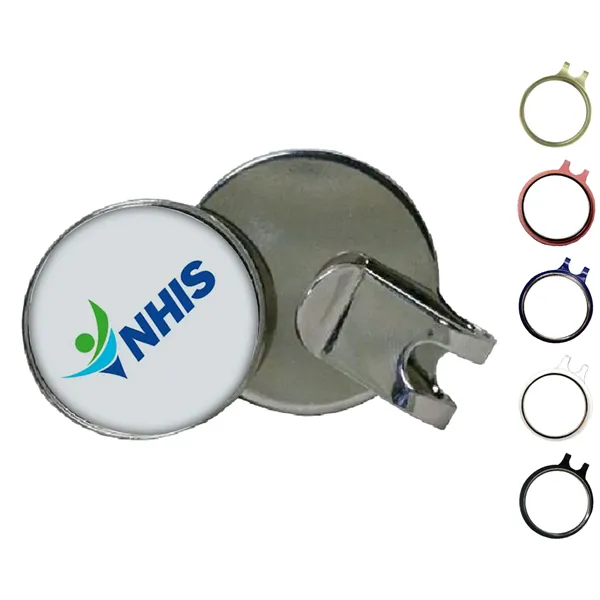 Golf Ball Marker Magnetic Hat Clip - Golf Ball Marker Magnetic Hat Clip - Image 0 of 5