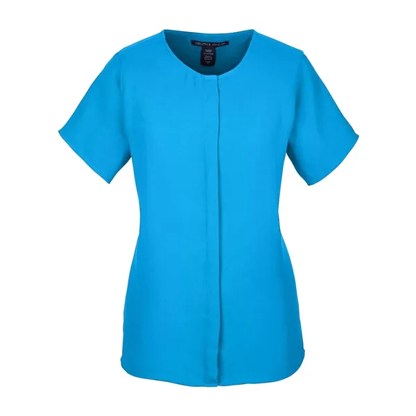 Devon & Jones Women's Perfect Fit™ Crepe Blouse - Devon & Jones Women's Perfect Fit™ Crepe Blouse - Image 7 of 7