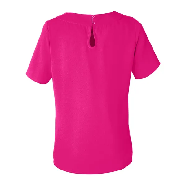 Devon & Jones Women's Perfect Fit™ Boat Neck Blouse - Devon & Jones Women's Perfect Fit™ Boat Neck Blouse - Image 4 of 12