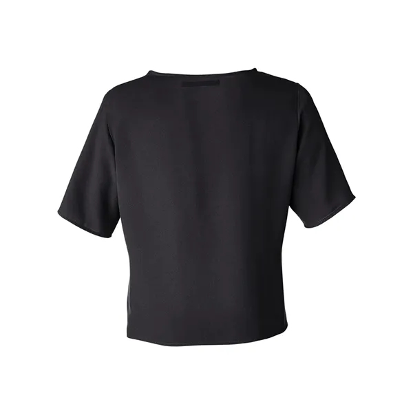 Devon & Jones Women's Perfect Fit™ Tie Front Blouse - Devon & Jones Women's Perfect Fit™ Tie Front Blouse - Image 2 of 12