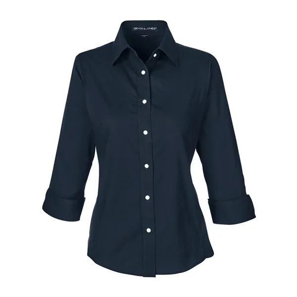Devon & Jones Women's Perfect Fit™ Three-Quarter Sleeve S... - Devon & Jones Women's Perfect Fit™ Three-Quarter Sleeve S... - Image 9 of 12
