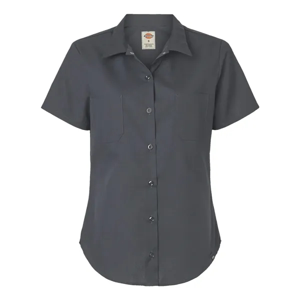 Dickies Women's Industrial Short Sleeve Work Shirt - Dickies Women's Industrial Short Sleeve Work Shirt - Image 3 of 6
