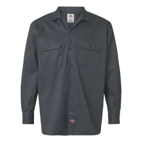Dickies Men's Tall Long Sleeve Work Shirt - Dickies Men's Tall Long Sleeve Work Shirt - Image 3 of 20